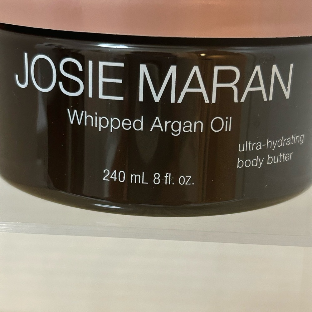 Josie Maran Whipped Argan Oil Body Butter Oat Milk And Honey. 8 oz. New - Picture 3 of 6
